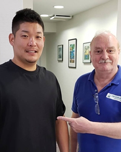 ハマの主砲・筒香選手（横浜DeNA）ご来店！