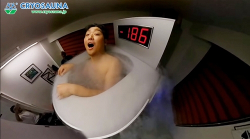 GOODmenのYouTube動画にクライオサウナ登場！